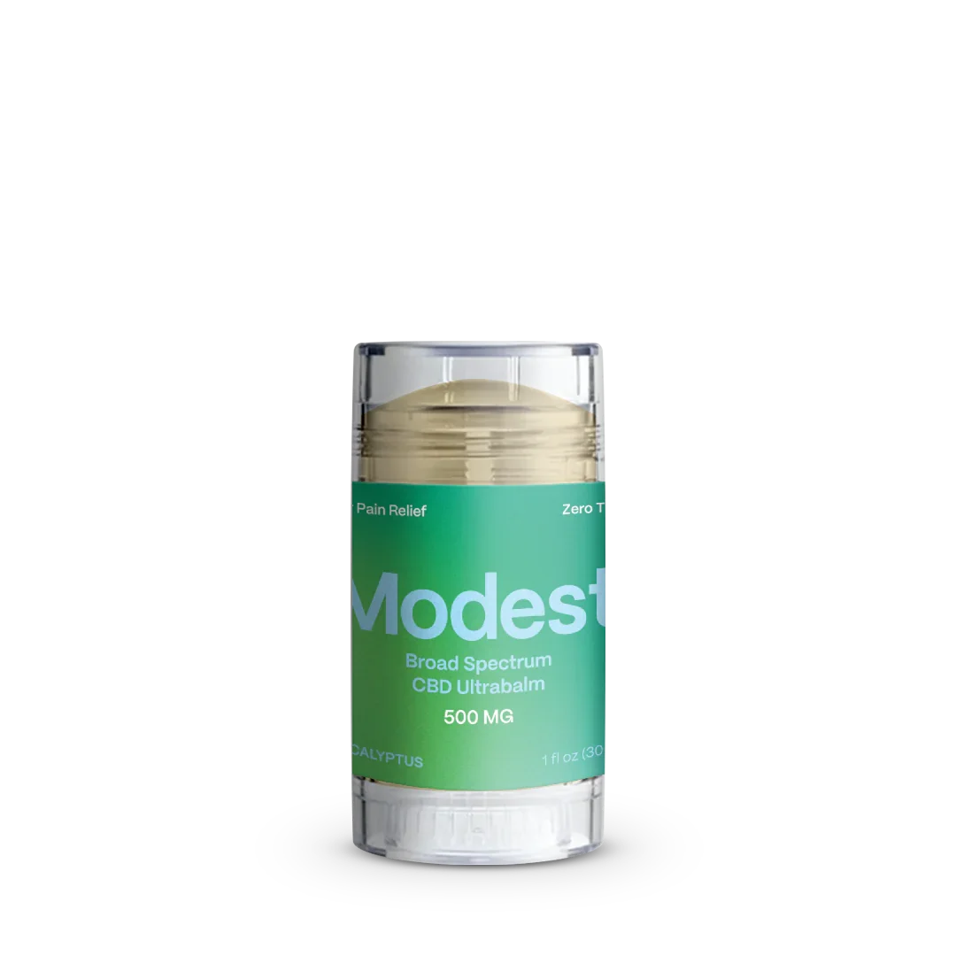 Modest Broad Spectrum CBD Ultrabalm 500mg | Zero THC - SourceCBDOil