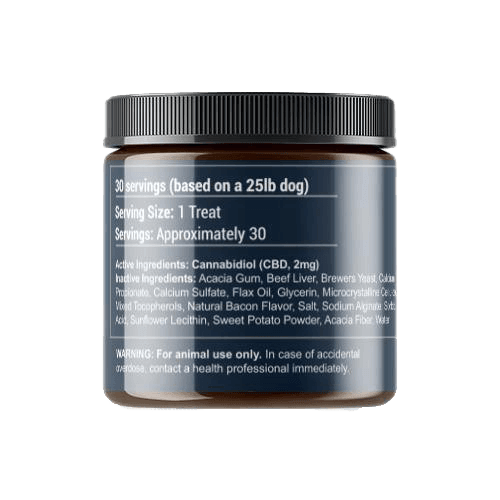 Organic CBD Dog Treats - 2 mg Beef Flavor THC Free - SourceCBDOil