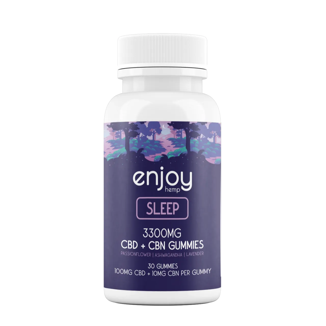 Enjoy Sleep Gummies CBD + CBN 3300mg | Full-Spectrum - SourceCBDOil