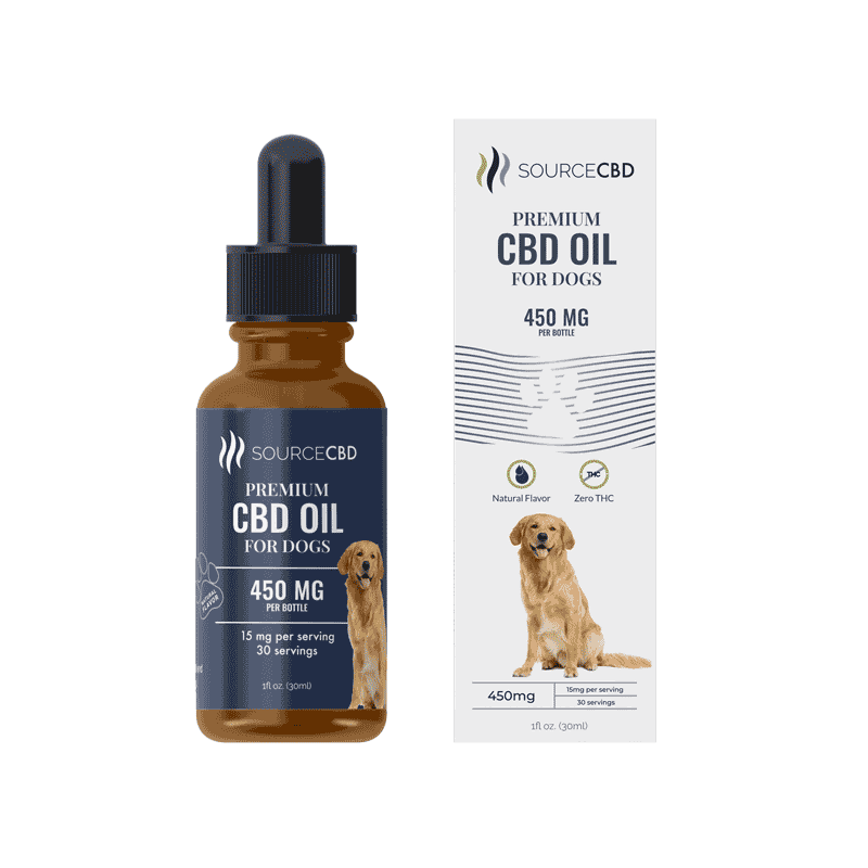 CBD Oil for Dogs Natural Flavor - Broad Spectrum - SourceCBDOil