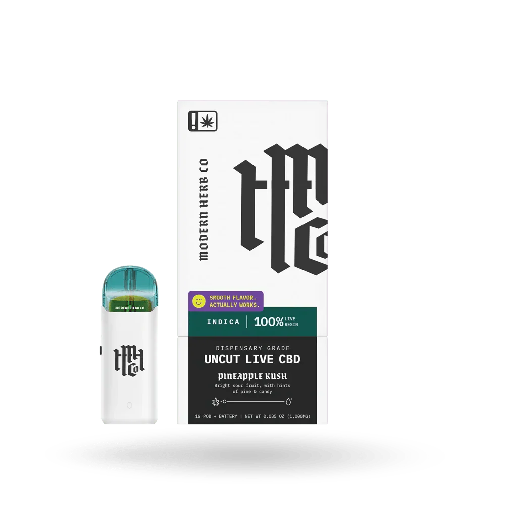 Modern Herb - Live CBD Uncut Pod Starter Kit with 1G Pod Modern Herb Co Coastal Hemp Co