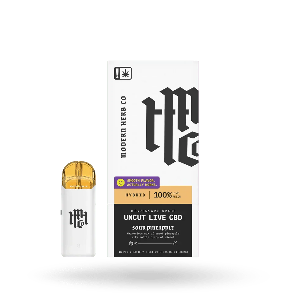 Modern Herb - Live CBD Uncut Pod Starter Kit with 1G Pod Modern Herb Co Coastal Hemp Co