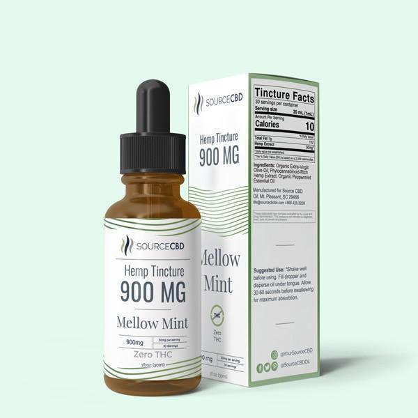 Mellow Mint CBD Oil Organic Broad-Spectrum - SourceCBDOil
