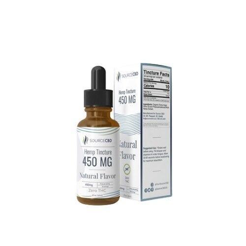 Natural Flavor CBD Oil Tincture Organic THC Free - SourceCBDOil