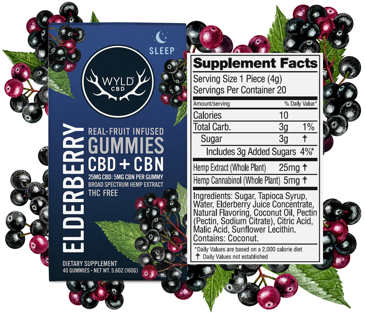 WYLD CBD/CBN SLEEP Gummies