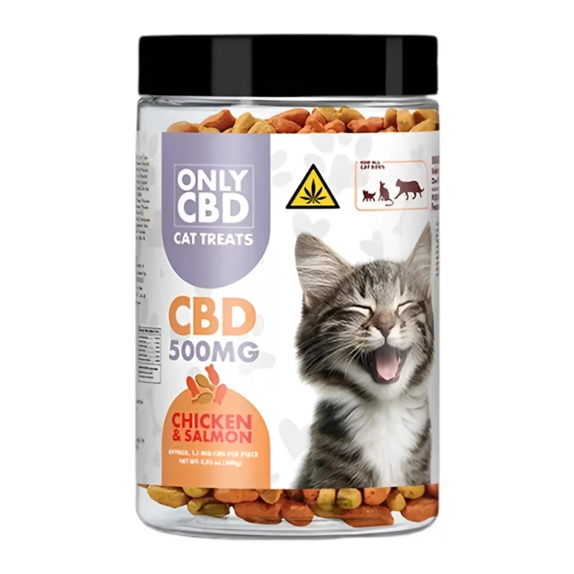 OnlyCBD CBD Cat Treats 500mg - Chicken & Salmon AFG Coastal Hemp Co