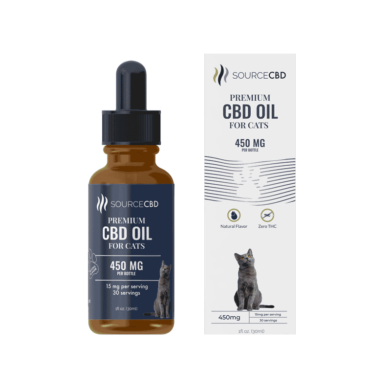 CBD Oil for Cats 450 mg - SourceCBDOil