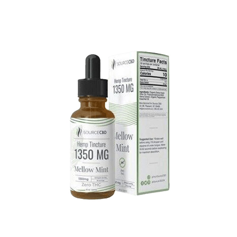 Mellow Mint CBD Oil Organic Broad-Spectrum - SourceCBDOil